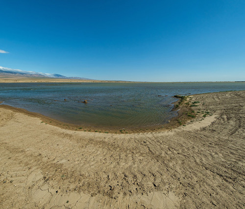 A panoramic view of the Antelope Valley-East Kern High Desert Water Bank.  This project enables Metropolitan to store and withdraw up to 70,000 acre-feet of water per year – enough to serve the needs of 210,000 Southern California homes.