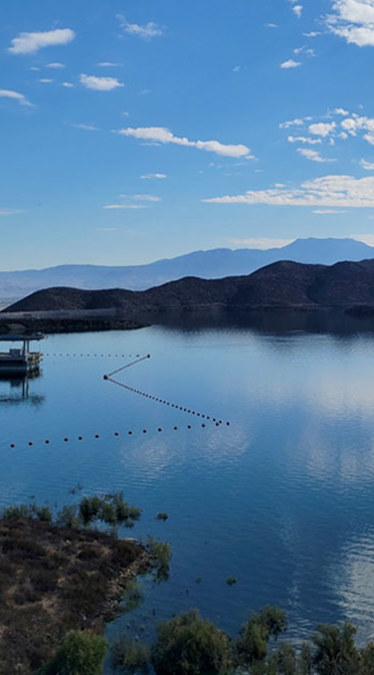 Photo of the Diamond Valley Lake